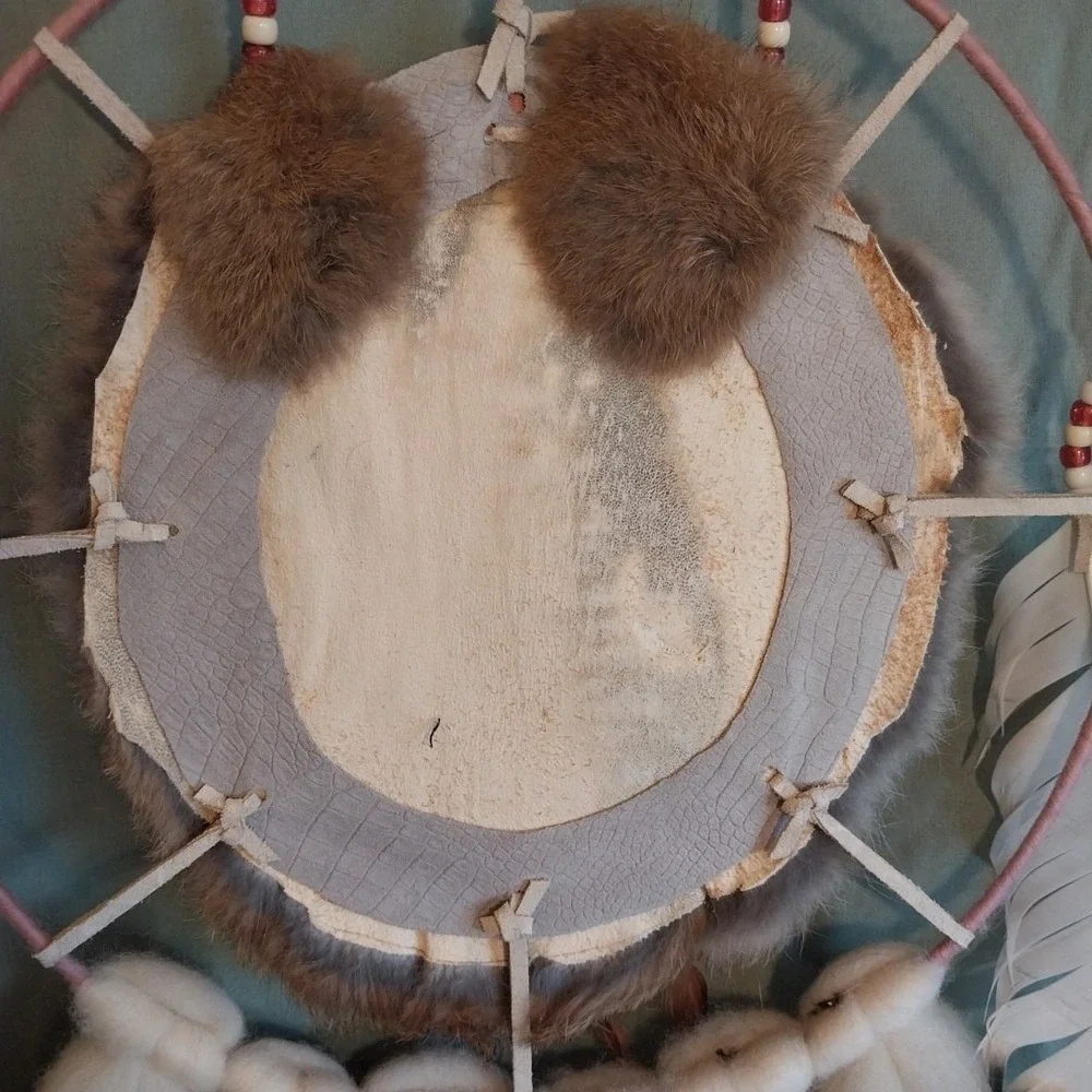 Dream Catcher Handmade Feathers Native American Mandella Shield Wall Hanging 28